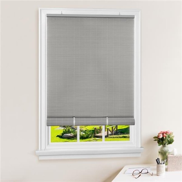 Achim Importing Achim SOCO48GY06 48 x 72 in. Cordless Solstice Vinyl Roll-Up Blind; Gray SOCO48GY06